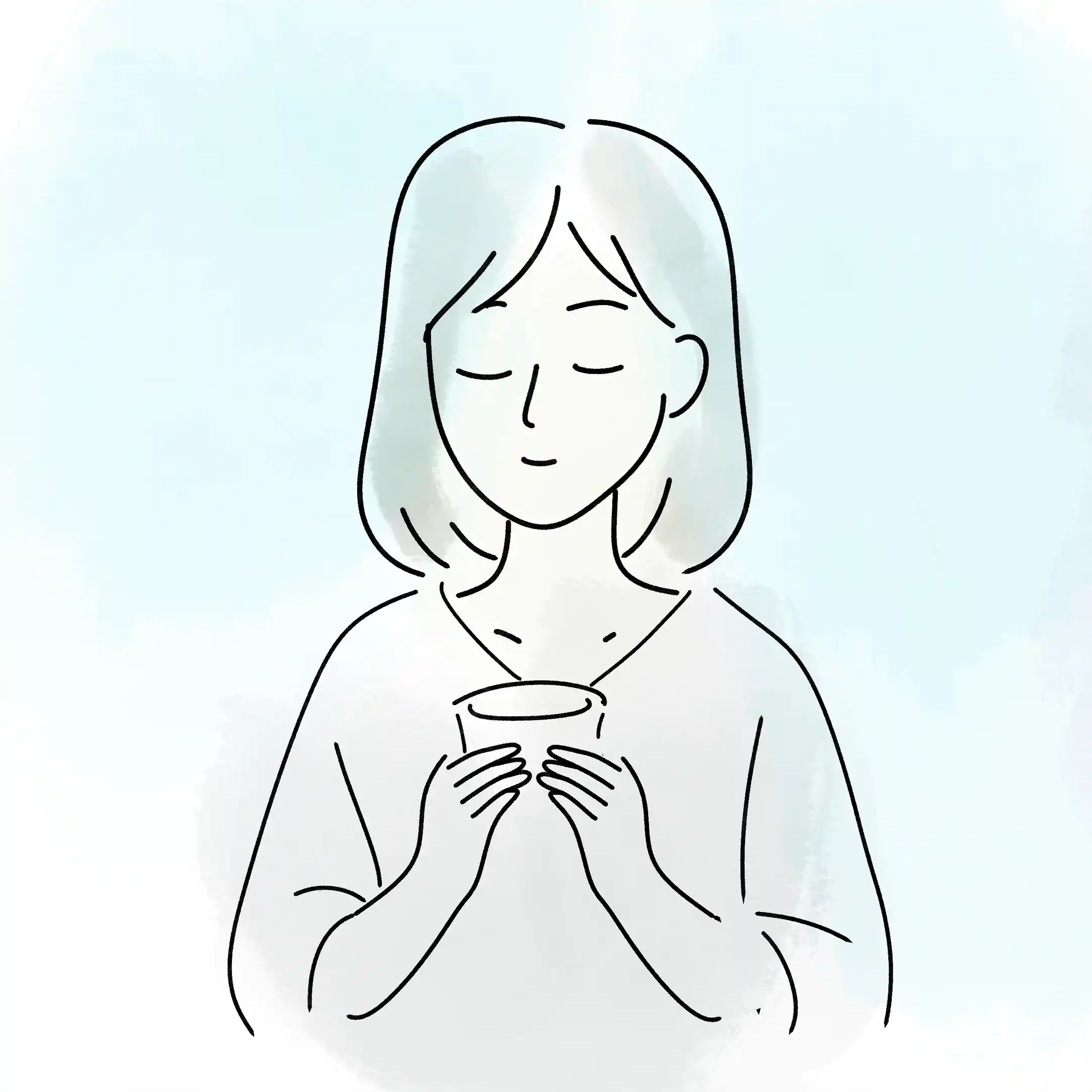 朝の静かな時間